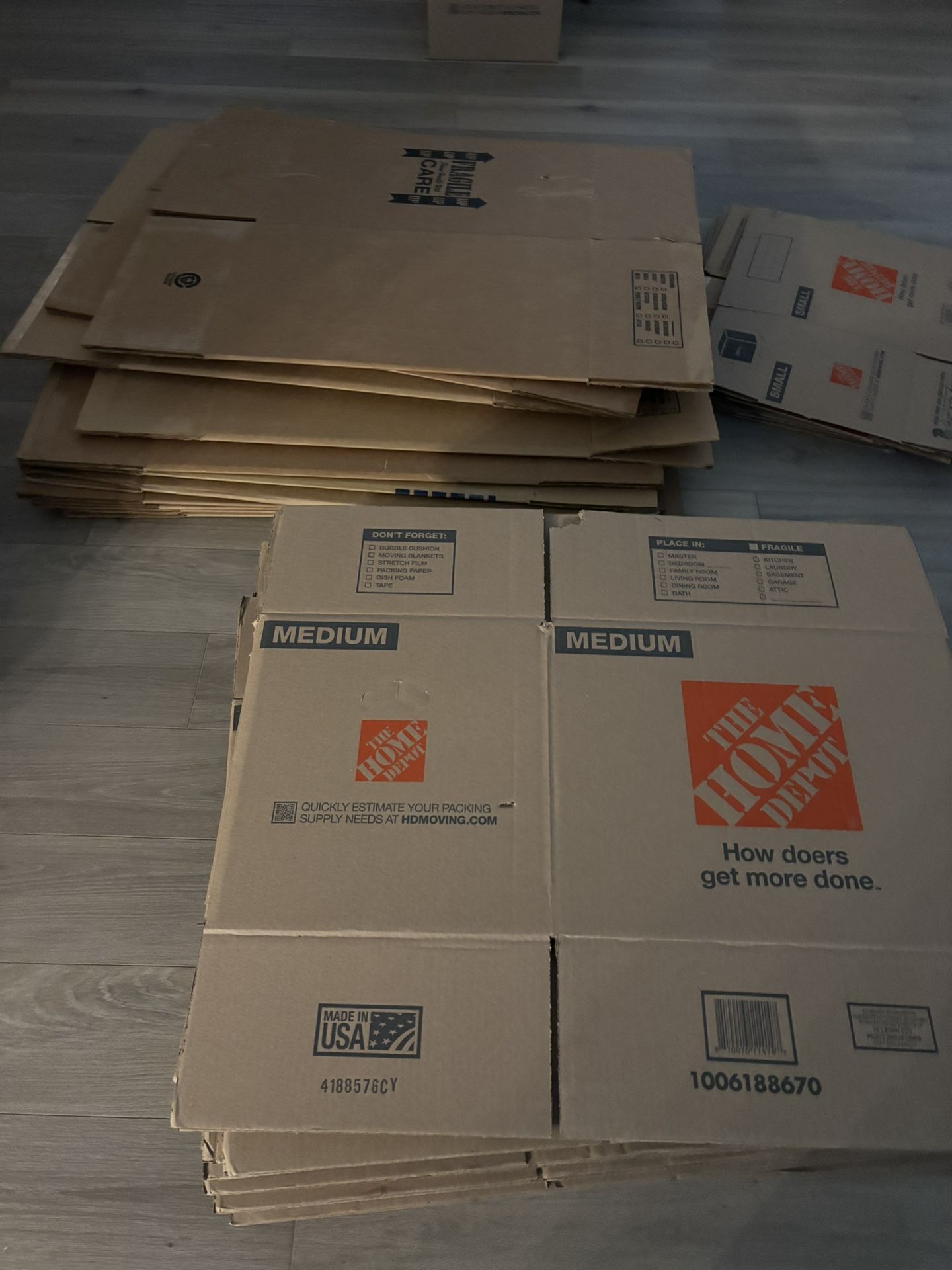 Moving Boxes And Packing Paper