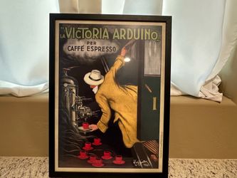 Z Gallerie Framed Coffee Wall Art – La Victoria Arduino Espresso Print