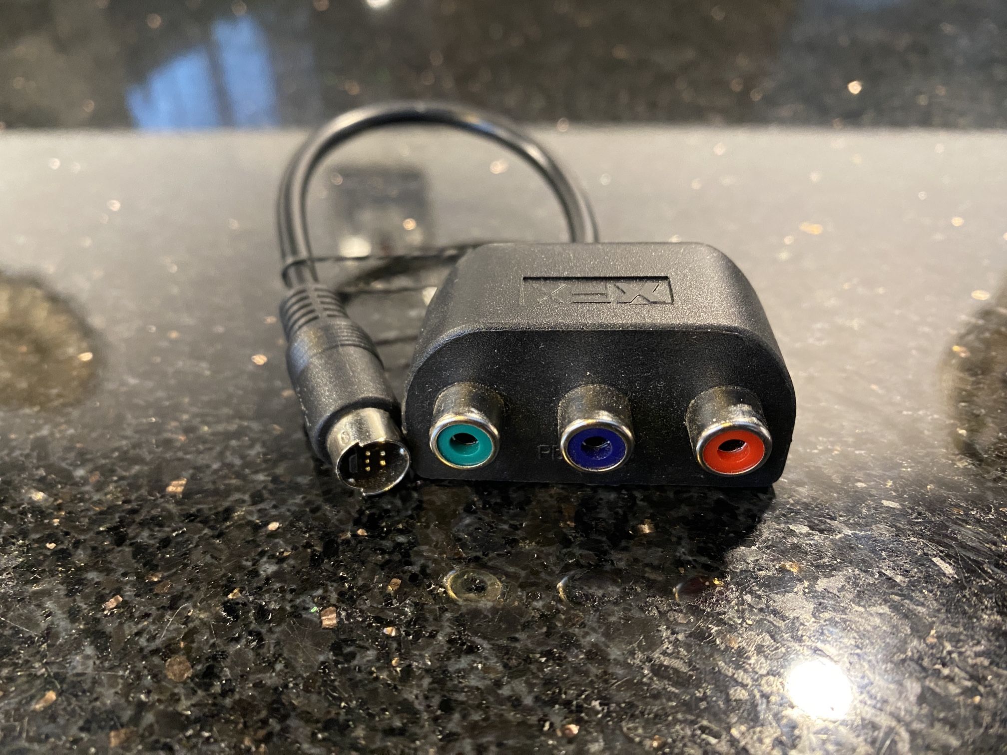 7 Pin S-Video Male to 3 RCA Female RGB Component  Adapter Cable XFX Sunlink