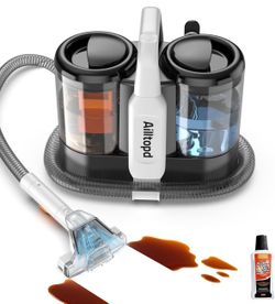 Portable Fabric Spot Cleaner, Deep Cleaning Stain Remover for Rug, Pet, Car，Home Furniture