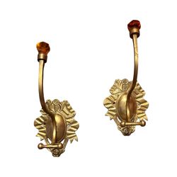 Large Brass Wall Hanging Hooks 