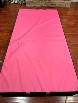 Pink and Orange Gymnastics Tumbling Mat