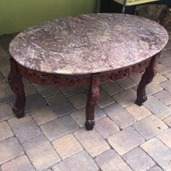 Marble Top Coffee Table 