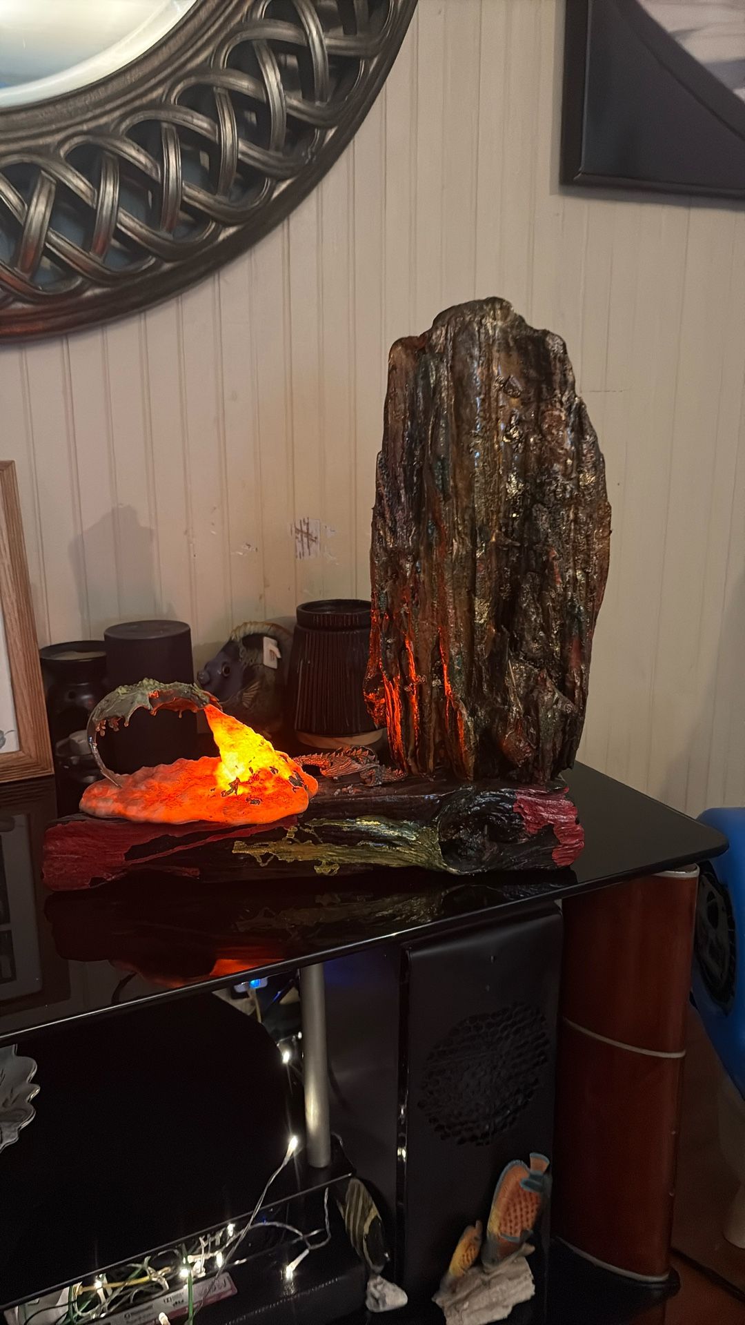 Handmade Dragon Driftwood Art