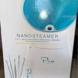 Püre Nanosteamer- 3 In 1 Facial Steamer Kit