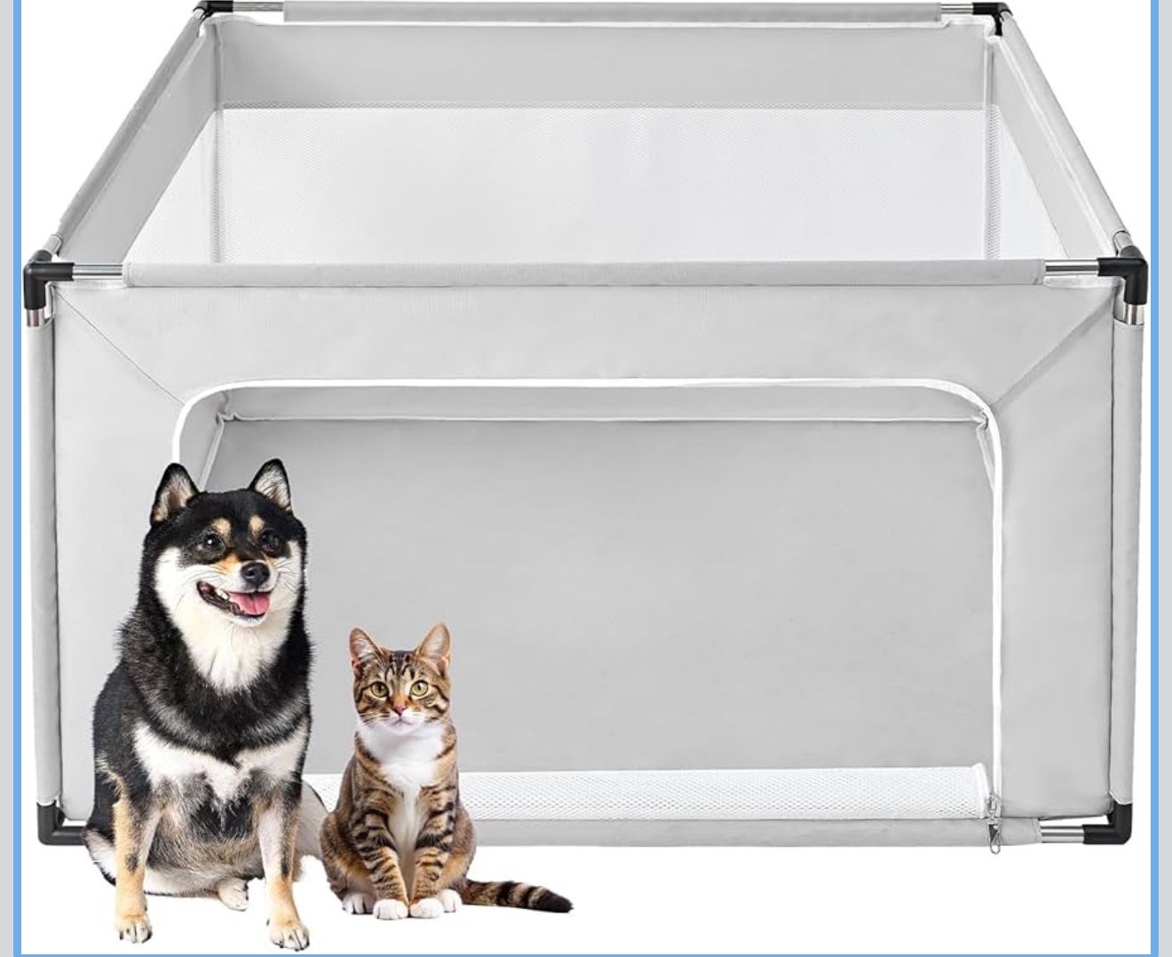 Puppy Playpen For Dogs & Cats Indoor or Outdoor
