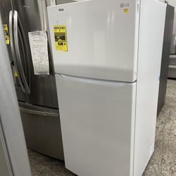 LG Top And Bottom In White New Open Box 20 Cubic Ft 