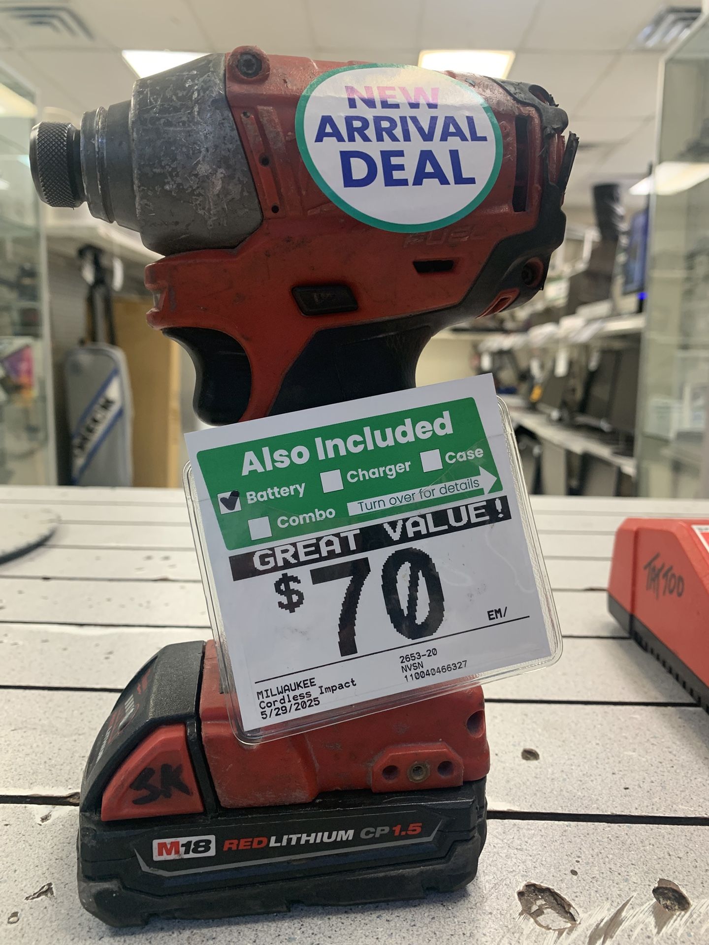 Milwaukee Fuel Cordless Impact Drill