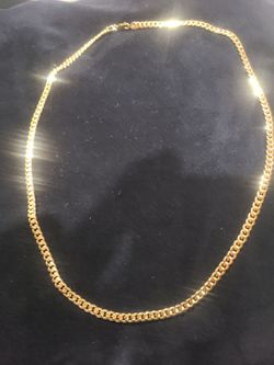 18K GOld Plated 925 Sterling Chain