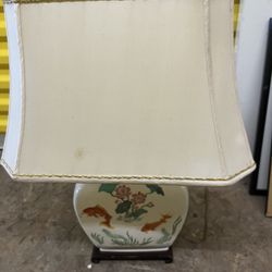 Franklin Mint “ The Lamp Of The Golden Carp” By (Zhe Zhou Jiang)