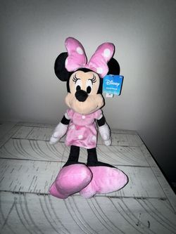 Disney Minnie Mouse Plush – Pink – Small 14''