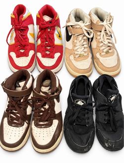 4 pairs of shoes