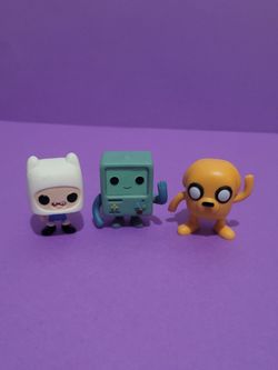 Funko Pocket Pop! Adventure Time Jake Finn BMO Vinyl Mini Figures Tin Set.