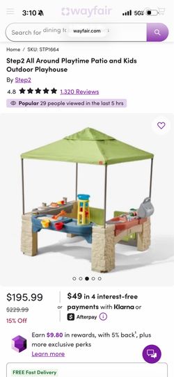 Step2 All Around Playtime Patio and Kids Outdoor Playhouse