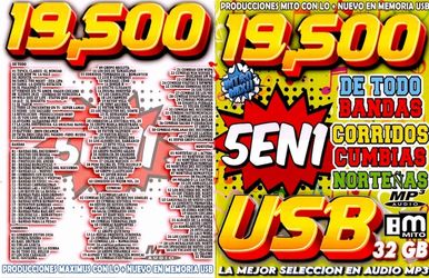 19500 CANCIONES USB