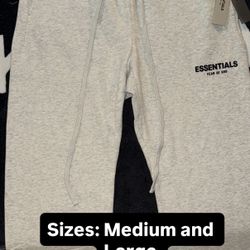 Essentials Sweats Medium And Larges 