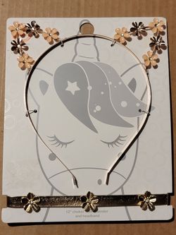 Girl's Cat Ear/Flower Choker Sets $2 each (Six Available)