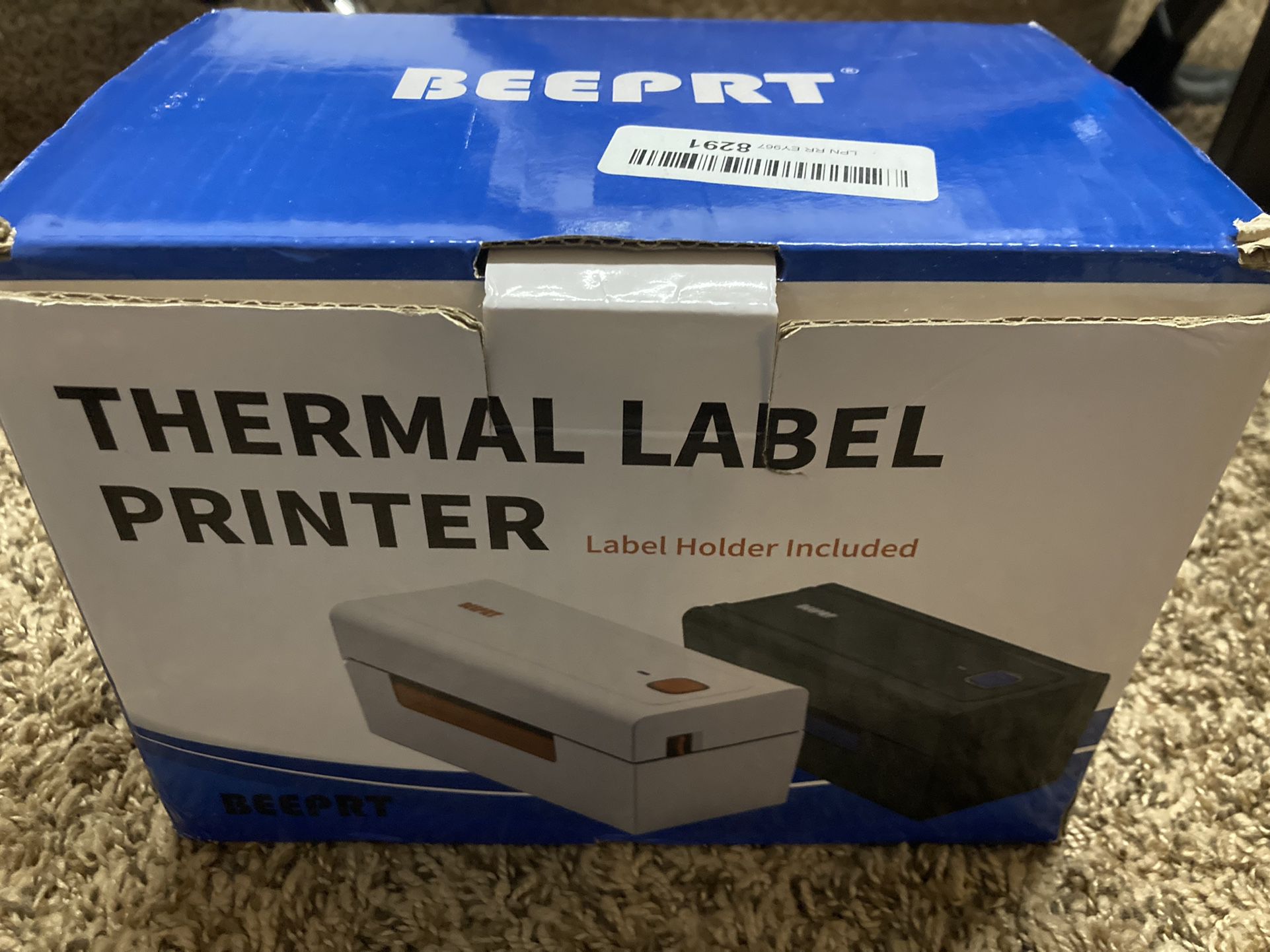 BEEPRR Bluetooth Shipping Label Printer - Wireless 4x6 Thermal Label Printer for Shipping Packages
