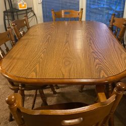 Dining Room Table And Chairs ($500.00). … Small Handmade Table ($150.00)