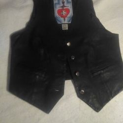 Woman's Leather Vest