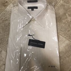 NWT White Grant Thomas Dress Shirt Size 15