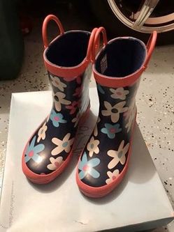 Girls child winter rain / snow boots. Size 1.
