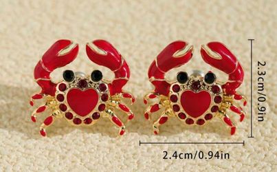 Crab Earrings 