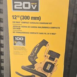 DEWALT
20V MAX 12in. Cordless Battery Powered Chainsaw Kit with (1) 5 Ah Battery and Charger