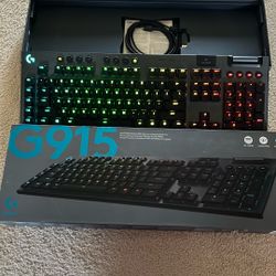 Excellent condition Logitech G915 Clicky Mechanical Keyboard