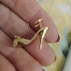 Miniature Gold Stiletto. Vintage Collectable