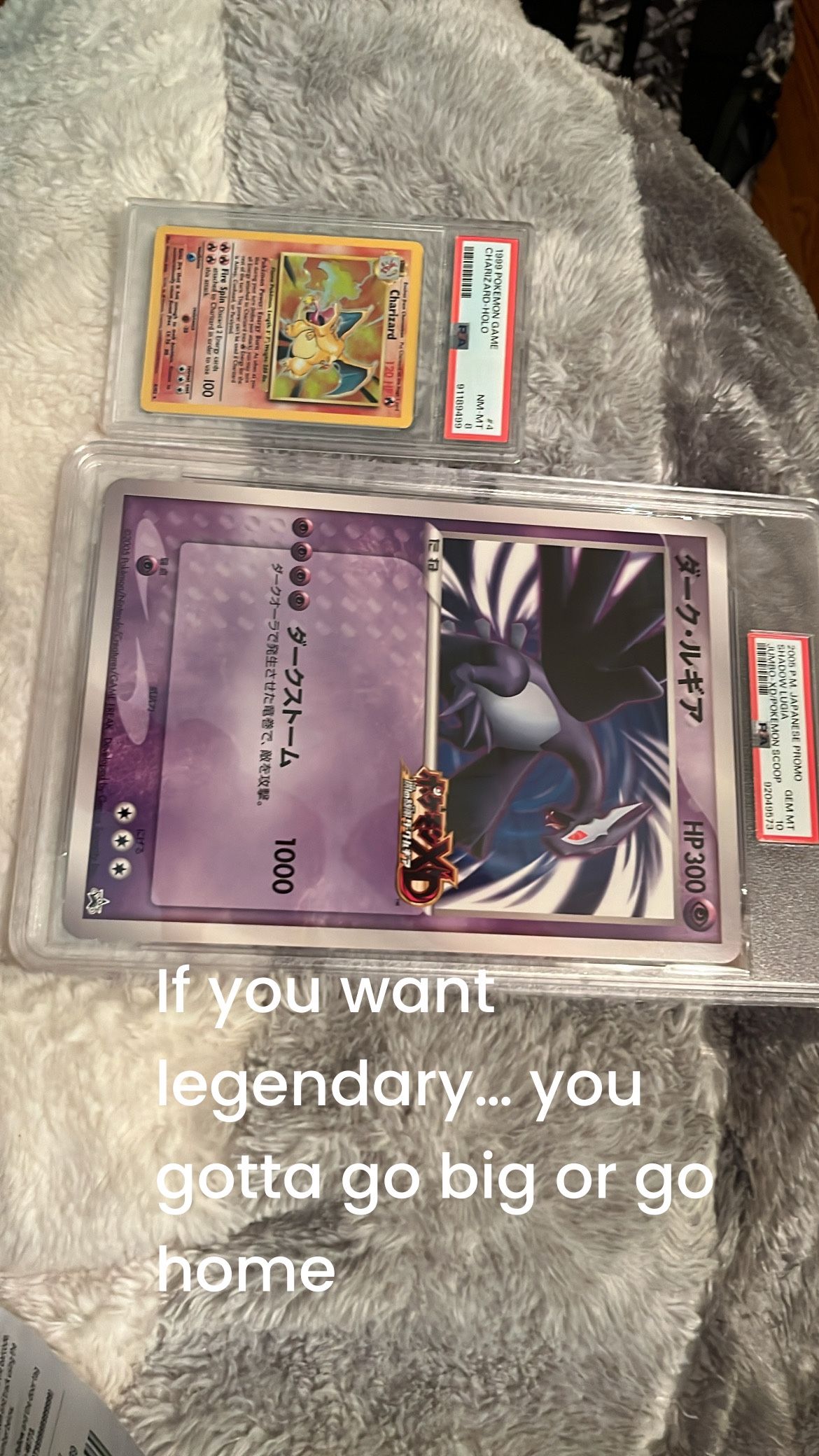Unseen Force Jumbo Shadow Lugia 2005 Slab( Asking Price In eBay Is $7500) (pop 19) Low Population PSA 10