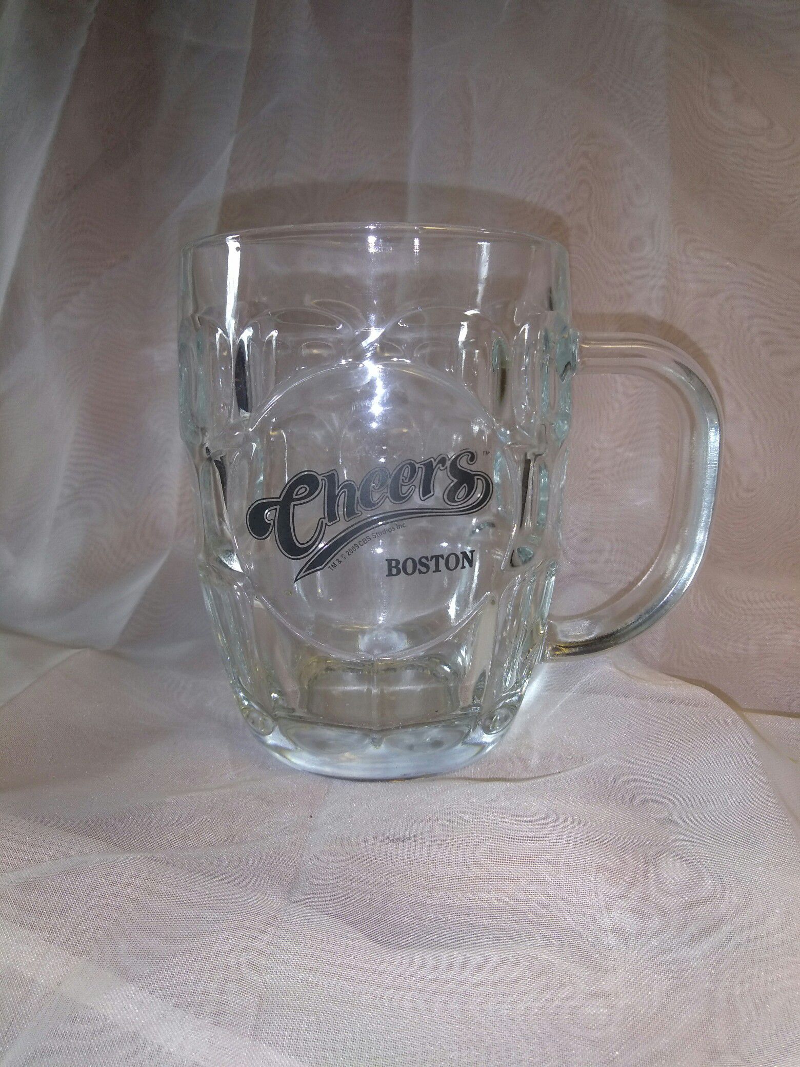 "CHEERS" Boston Clear Glass Excellent !