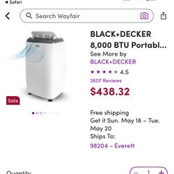 Black And Decker AC Unit