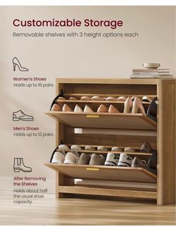 Boho Shoe Storage Cabinet