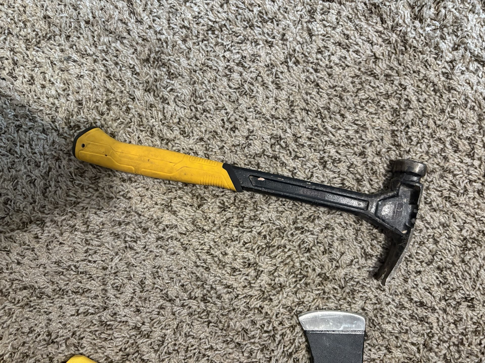 AXE. Hammer. Staple gun