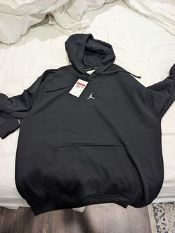 Jordan black hoodie men's large brand new with tags
