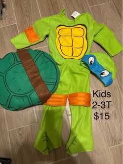 Leonardo Teenage Mutant Ninja Turtles Superhero Kids Costume Toddler 3T You can pick up in north Houston or I can ship for $7. Lots more costumes on