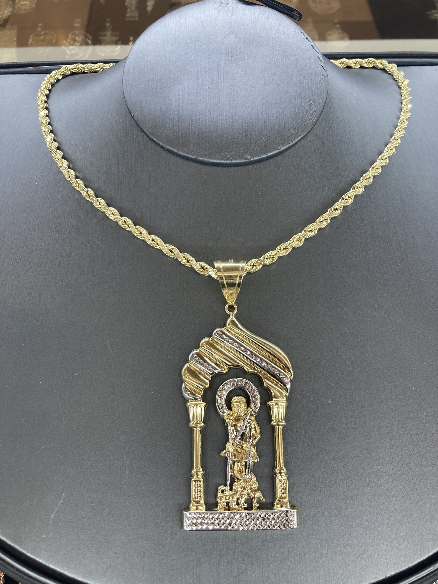 10kt Real Gold Chain 10kt Real Gold Pendant 