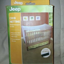 NEW Jeep crib netting for baby $8 FIRM