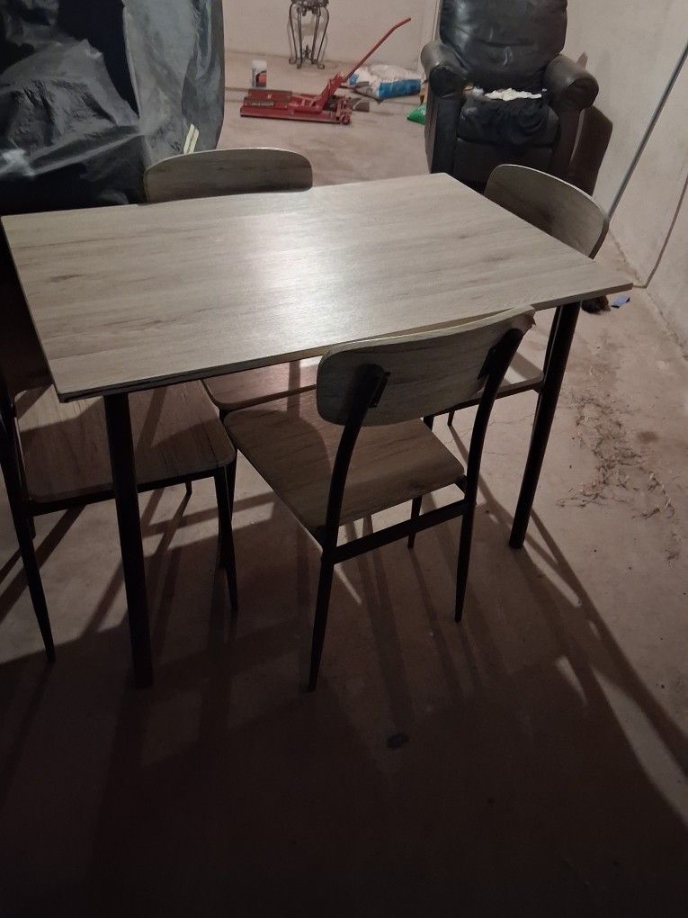 Small Table with 4 Chairs