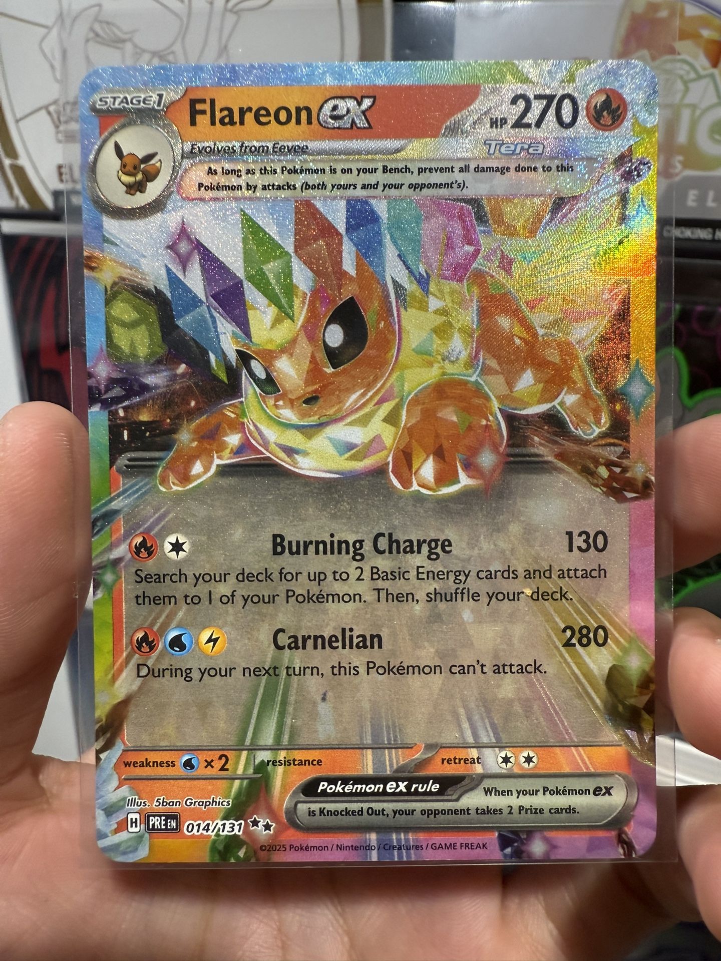 Flareon ex 014/131 - Holo foil (Near Mint)