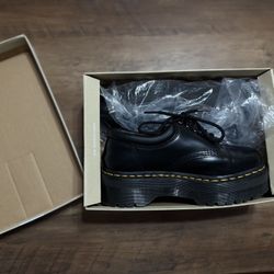 Dr. Martens 8053 Leather Platform Casual Shoes