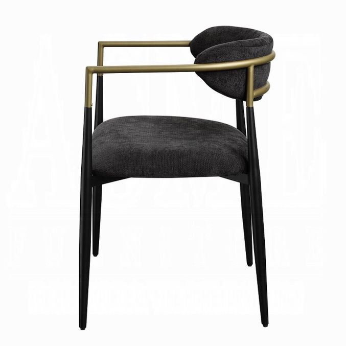 Mid Century Modern Dining Chair - Arhaus Jagger Style Dining Chair In Black - Free Delivery✅