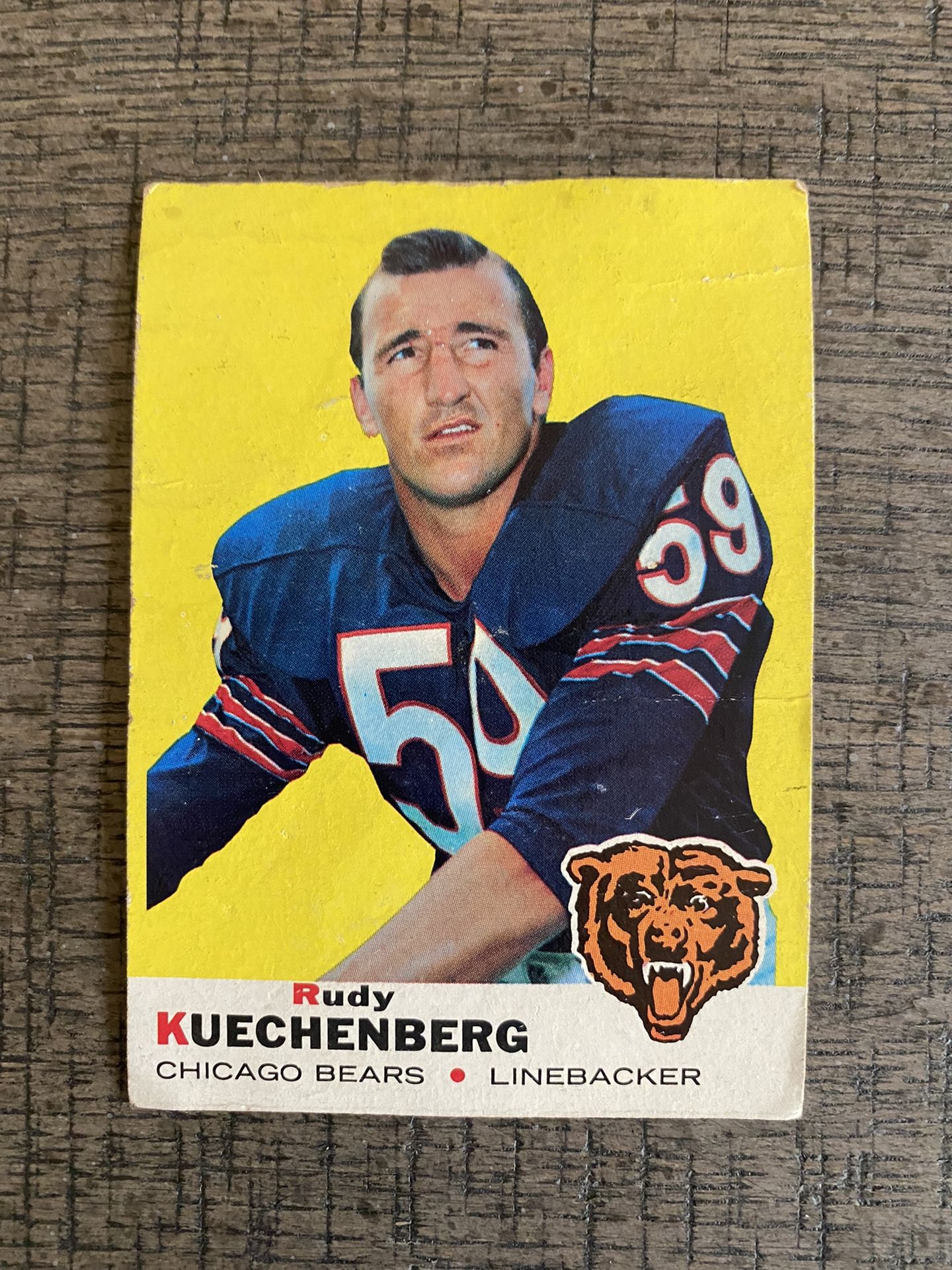 1969 TOPPS RUDY KUCHENBERG (Bears)