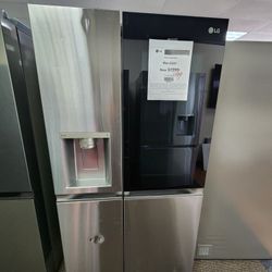 LG 27CF REFRIGERATOR 1199! 0 DOWN 0% FINANCING! 1YR WARRANTY! 48HR DELIVERY!