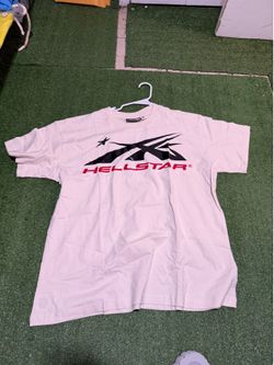 Hellstar Classic Logo Tee – White/Red – L