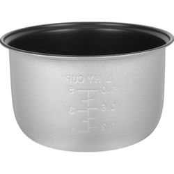 Rice Cooker Inner Pot Replacement: 5 Cup Non-Stick Alloy Inner Insert for Home Cooking - Compatible with Aroma for Rice Cooker Replacement Pot