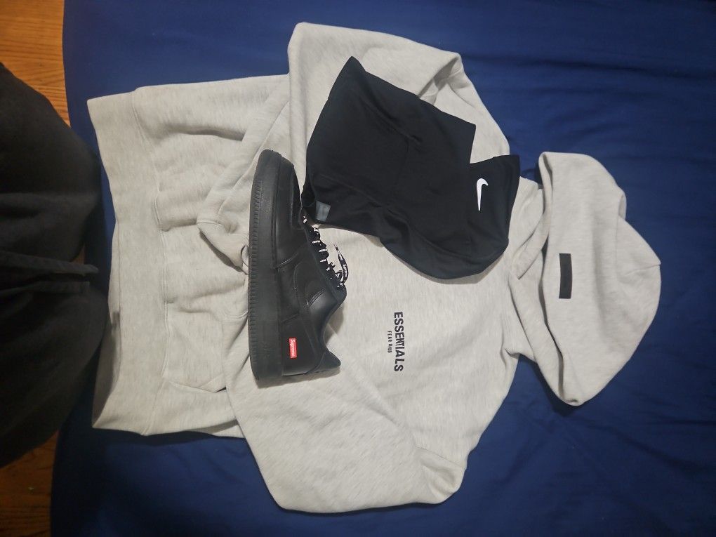 Essential Hoodie Size Meduim Nike Ski Supreme Af1 10.5