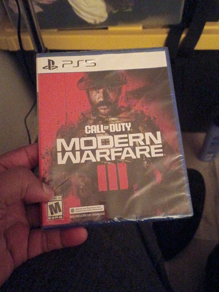 Modern Warefare 3 Brand New PS5 Never Open Still I Plastic