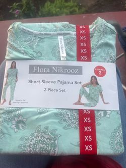 Flora Nikrooz Short Sleeve Pajama Set XS